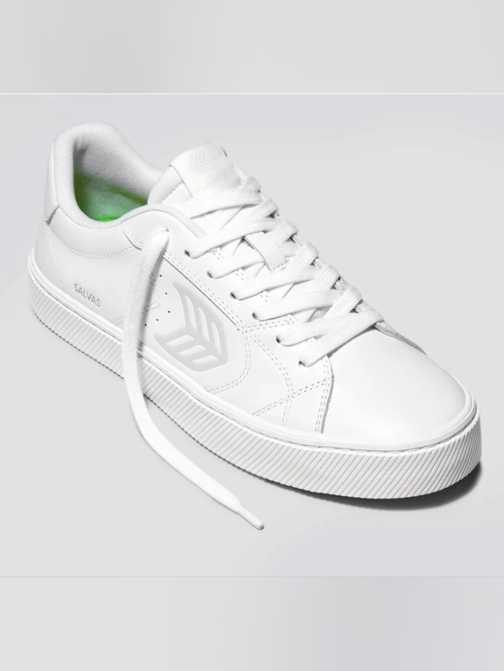 Cariuma OCA Low White Premium Leather Sneakers